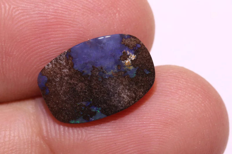 Australian Queensland Boulder opal Polished Gemstone 5.75cts From Winton 16x10x3mm BFC36