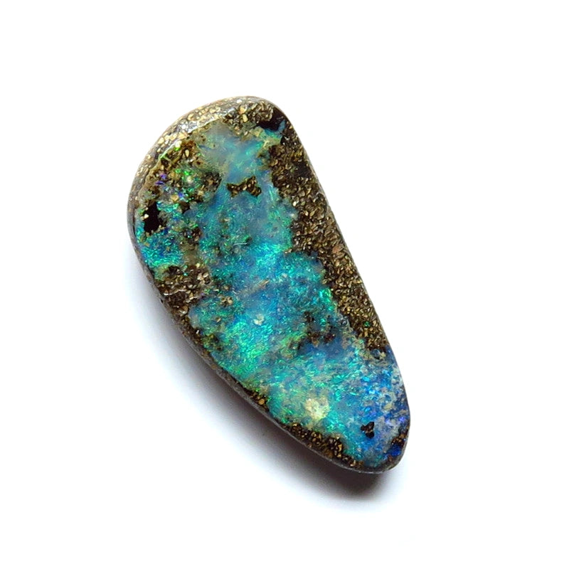 Queensland Boulder opal Polished Gemstone 4cts From Winton 19x10x3mm BFC47