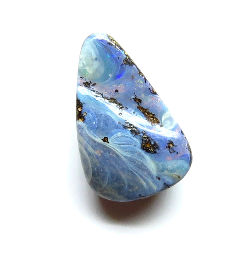Queensland Boulder opal Polished Gemstone 1.50cts From Winton 11x7x3mm BFC53