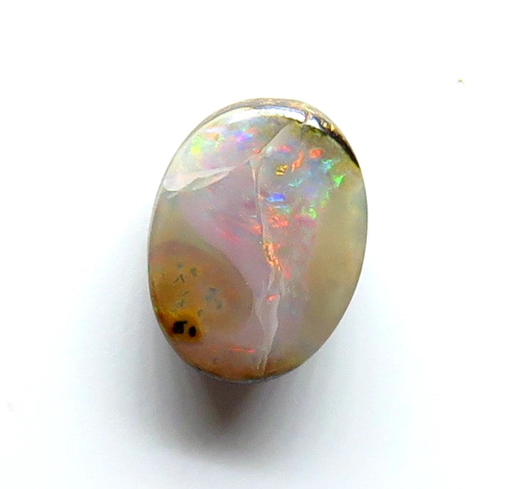 Queensland Boulder opal Polished Gemstone 0.79cts From Winton 7x5x2mm BFC41
