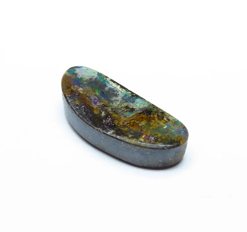Australian Queensland Boulder opal Polished Gemstone 3.5cts From Winton 15x7x3mm BFC05