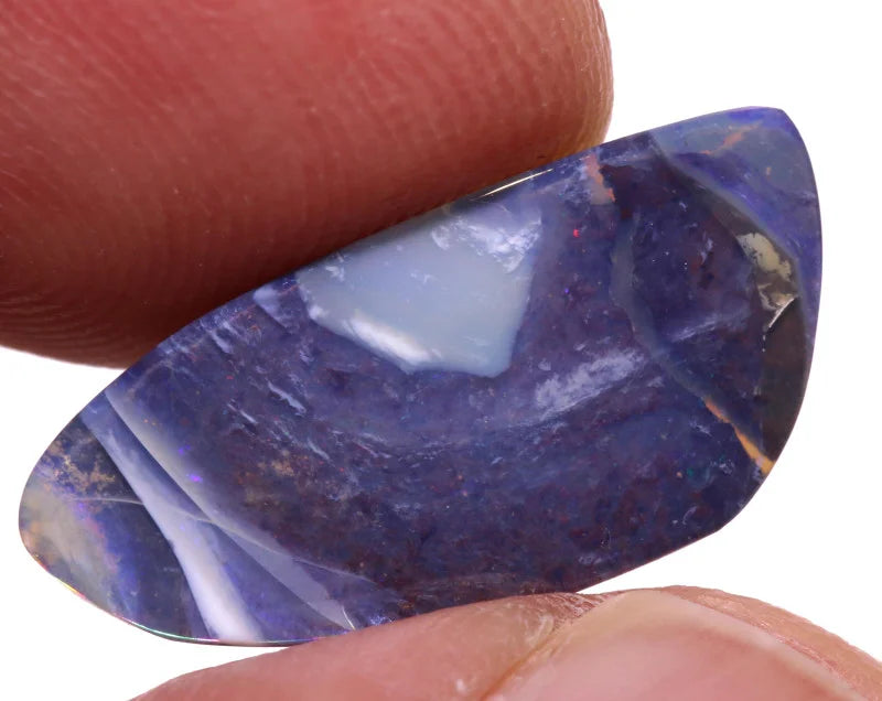 Australian Queensland Boulder opal Polished Gemstone 6.7cts From Winton 19x6x4.5mm BFC17