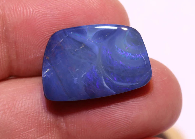 Australian Queensland Boulder opal Polished Gemstone 25cts From Winton 22x14x7mm BFC24