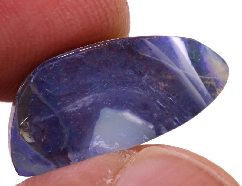 Australian Queensland Boulder opal Polished Gemstone 6.7cts From Winton 19x6x4.5mm BFC17