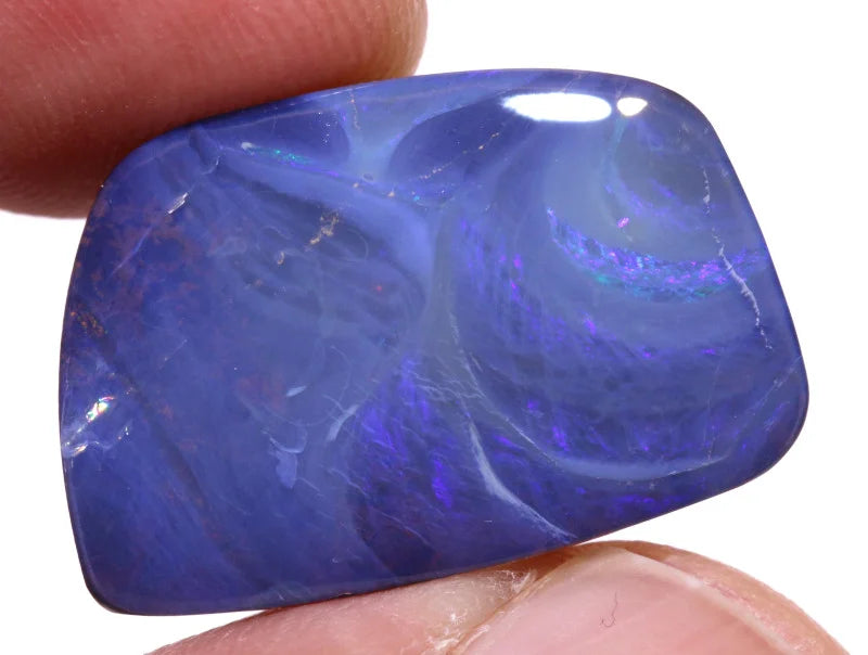 Australian Queensland Boulder opal Polished Gemstone 25cts From Winton 22x14x7mm BFC24