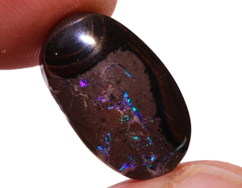 Australian Queensland Boulder Matrix opal Polished Gemstone 10cts From Winton 17x10x5mm BFC32