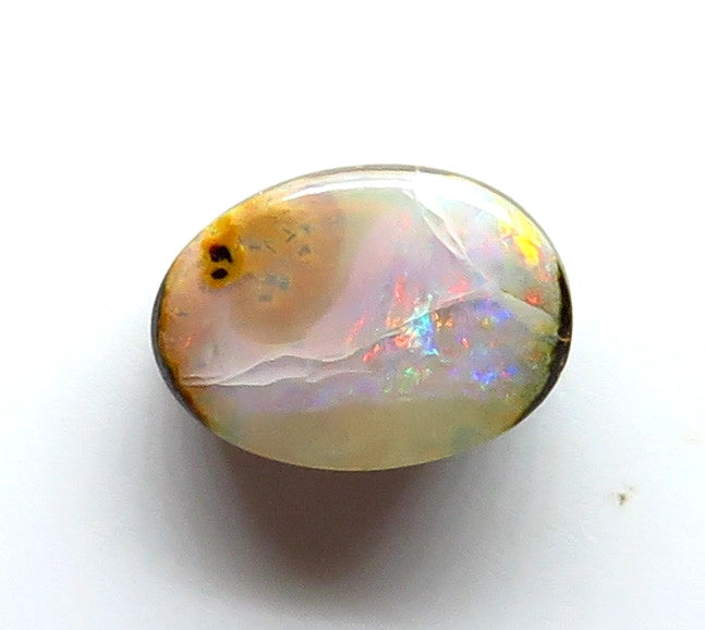 Queensland Boulder opal Polished Gemstone 0.79cts From Winton 7x5x2mm BFC41