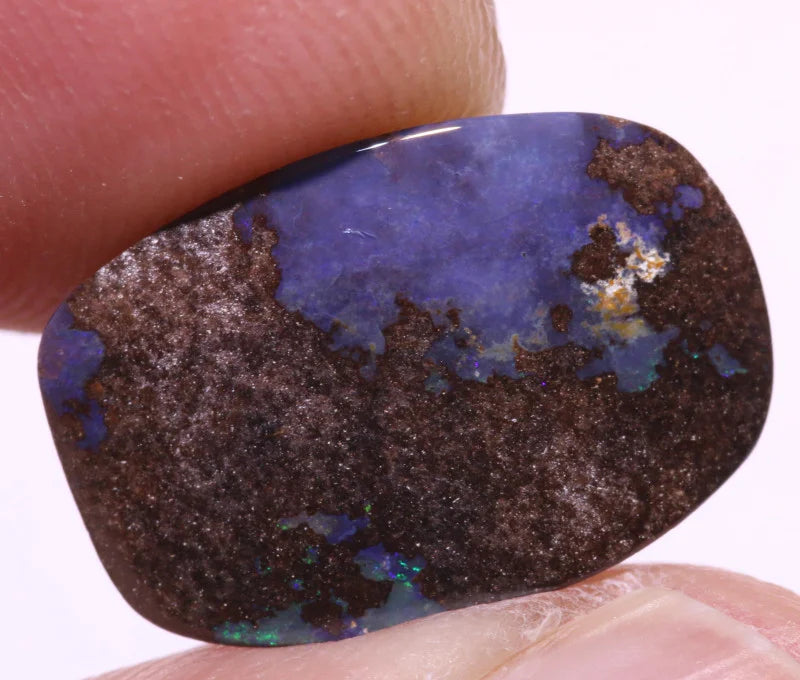 Australian Queensland Boulder opal Polished Gemstone 5.75cts From Winton 16x10x3mm BFC36