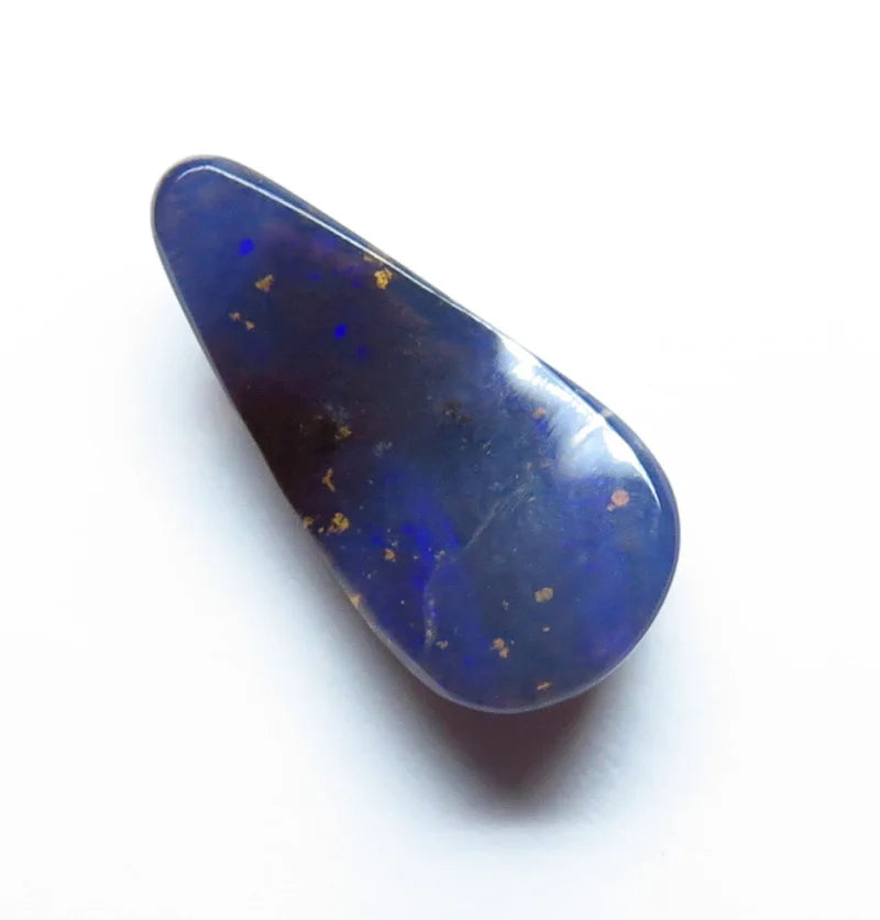 Australian Queensland Boulder opal Polished Gemstone 1.7cts From Winton 14x7x2mm BFC09
