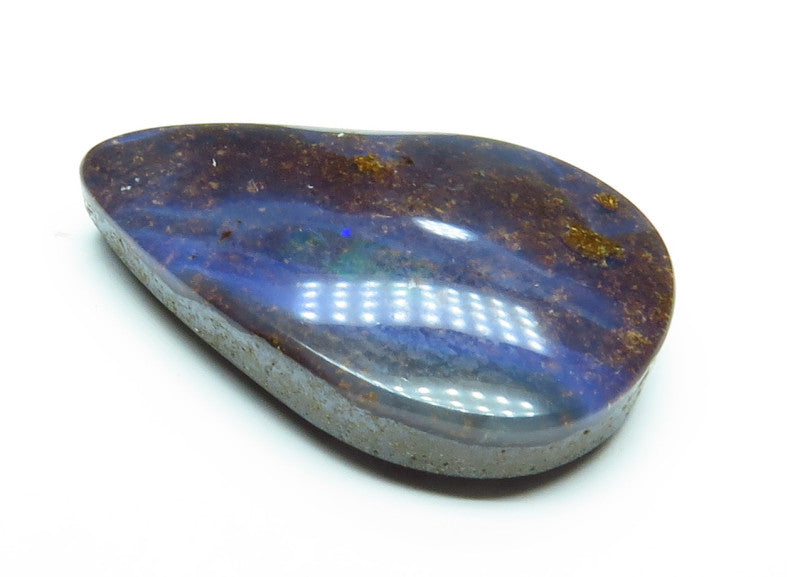 Australian Queensland Boulder opal Polished Gemstone 9.58cts From Winton with bits of colour 20x14x4mm BFO38