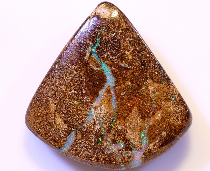 Australian Queensland Boulder Matrix opal Polished Gemstone 22.6cts From Yowah some bits of blue/green 22x22x7mm BFO896