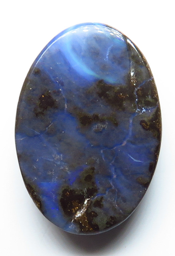 Australian Queensland Boulder opal Polished Gemstone 10.95cts From Winton with bits of colour 20x14x4mm BFO08