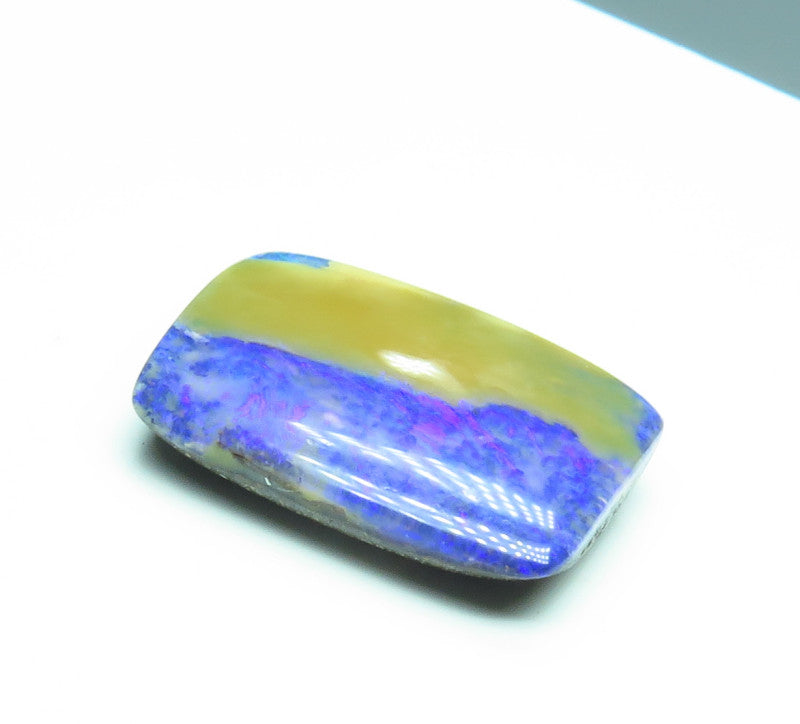 Australian Queensland Boulder opal Polished Gemstone 3.97cts From Winton some nice blue colours 13x9x3mm BFO39