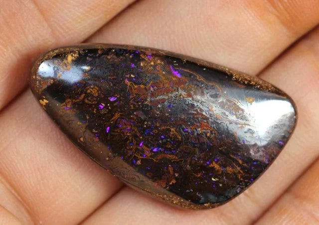 Australian Queensland  Boulder Matrix opal Polished Gemstone 36cts From Yowah 32x18x7mm  BFC51