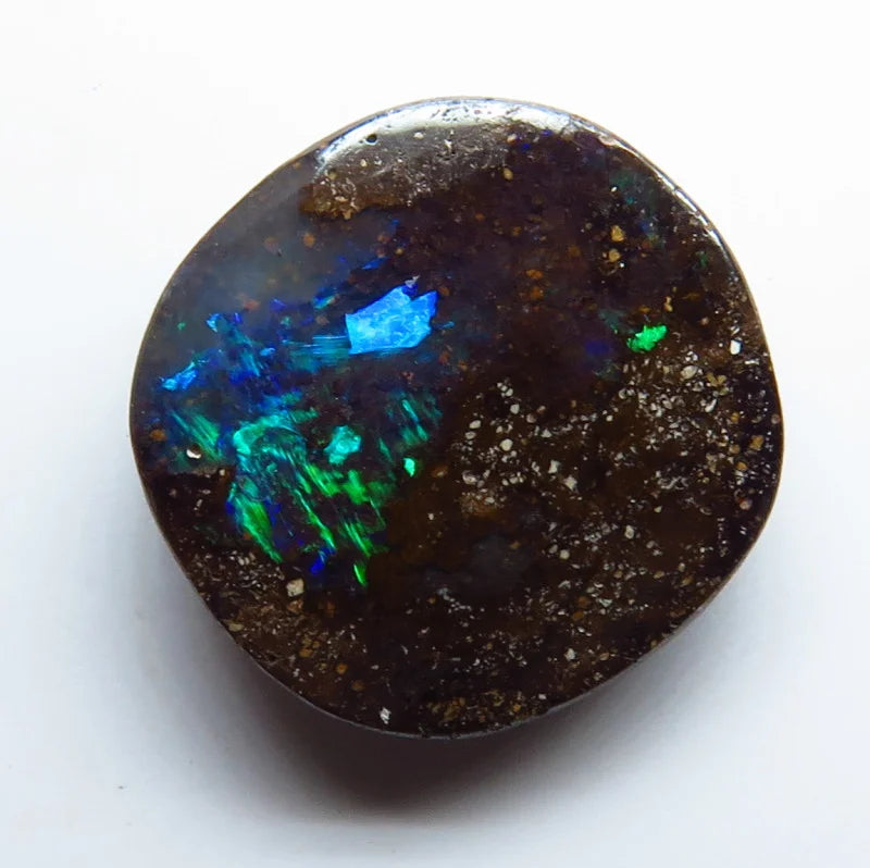 Australian Queensland Boulder opal Polished Gemstone 3.95cts From Winton 12x12x3mm BFC02