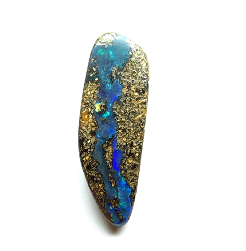 Queensland Boulder opal Polished Gemstone 1.6cts From Winton 16x5x3mm BFC39