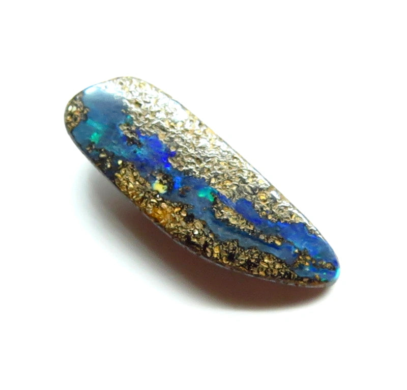 Queensland Boulder opal Polished Gemstone 1.6cts From Winton 16x5x3mm BFC39