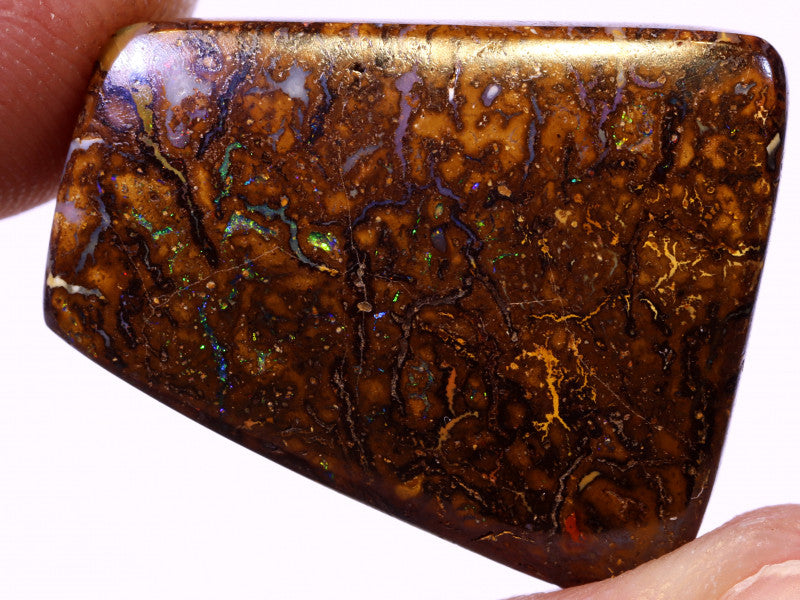 Australian Queensland Boulder Matrix opal Polished Gemstone 26cts From Yowah some bits of blue/green 22x17x8mm BFO897