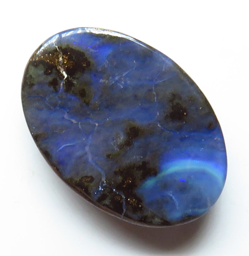 Australian Queensland Boulder opal Polished Gemstone 10.95cts From Winton with bits of colour 20x14x4mm BFO08