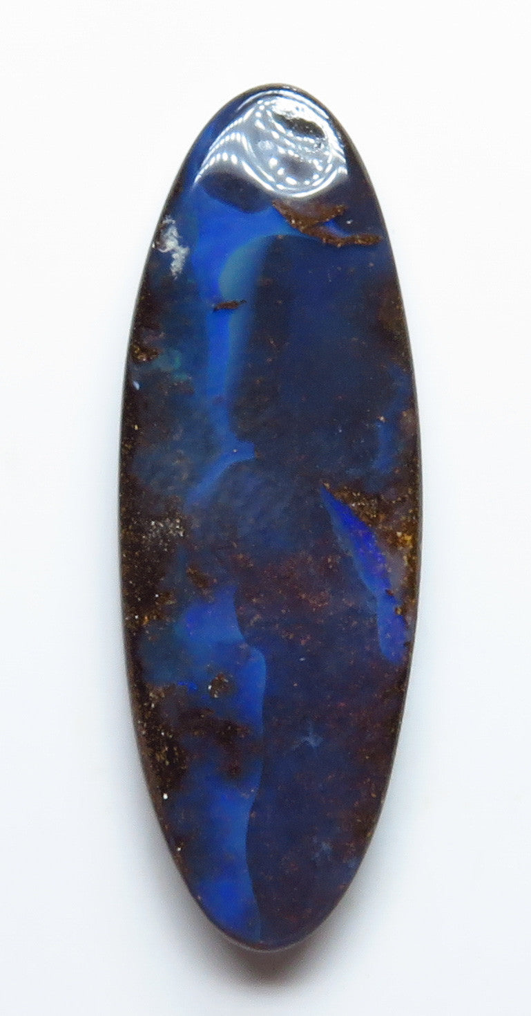 Australian Queensland Boulder opal Polished Gemstone 13.05cts From Winton with bits of colour 31x11x4mm BFO04