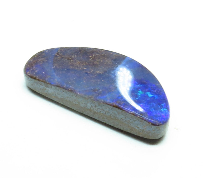 Australian Queensland Boulder opal Polished Gemstone 5.38cts From Winton with some blue colours 18x8x4mm BFO34