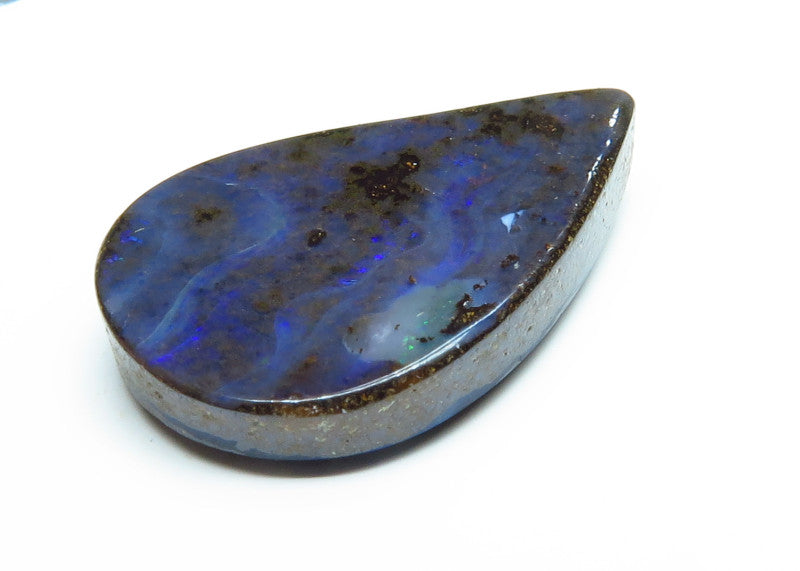 Australian Queensland Boulder opal Polished Gemstone 9.36cts From Winton with bits of colour 20x14x4mm BFO37