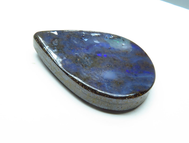 Australian Queensland Boulder opal Polished Gemstone 9.36cts From Winton with bits of colour 20x14x4mm BFO37