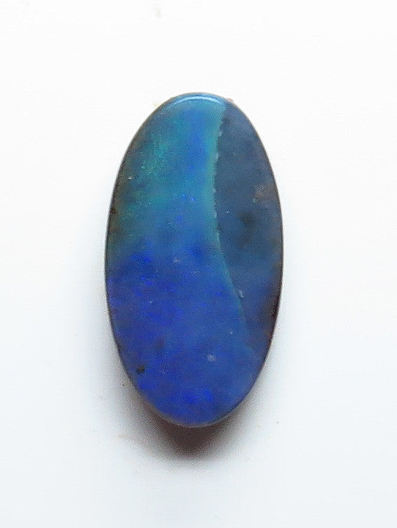 Australian Queensland Boulder opal Polished Gemstone 2.75cts From Winton with some blue green colours 14x7x2mm BFO25